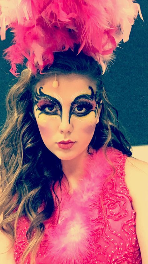 Amazing Mayzie! Suessical the Musical Suessical The Musical Makeup, Mayzie La Bird Makeup, Mayzie La Bird Costume, Seussical Makeup, Suessical Costumes, Suessical The Musical, Seussical Musical, Musical Makeup, Makeup Journal