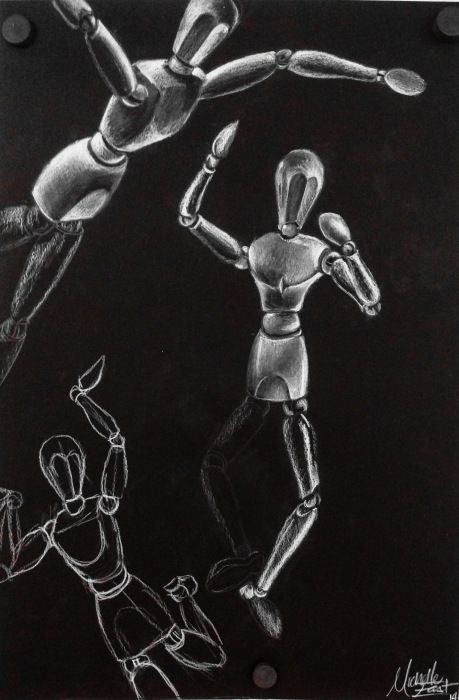 Mannequin Body Proportions Lesson -white charcoal on black paper Manikin Drawing, Mannequin Drawing, Proportion Art, Journal Activities, Wooden Mannequin, Art Mannequin, Assignment Ideas, Sketchbook Assignments, High School Art Lessons