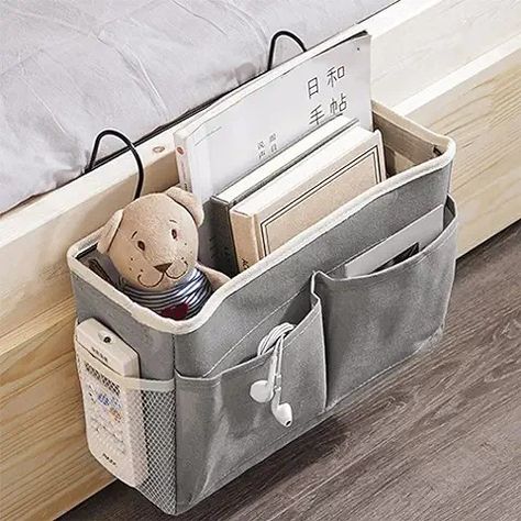 Amazon.in : hostel essentials for girls Bedside Pocket, Crib Storage, Bed Organiser, Bedside Caddy, Bedside Organizer, Cave Women, Women Costumes, Canvas Storage, Pocket Storage