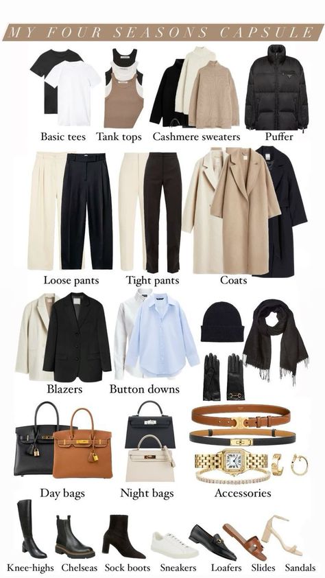 Work Time Capsule Wardrobe, Capsule Wardrobe 2024 Black Women, Womens Fall Capsule Wardrobe 2024, Luxury Minimalist Wardrobe, Sport Capsule Wardrobe, Fall Outfits Women Aesthetic 2024, Basic Capsule Wardrobe 2024, Capsule Wardrobe Fall 2024, 2024 Capsule Wardrobe