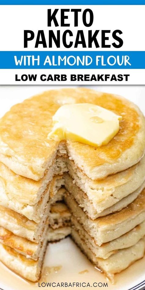 These fluffy keto pancakes are the perfect low carb breakfast recipe! With only a handful of ingredients, you can make homemade pancakes in less than 10 minutes. Keto pancakes are also super healthy and contain healthy fats that are needed on a low carb diet. #lowcarbbreakfast #ketopancakes #ketobreakfastrecipes Keto Egg Pancakes, Keto Breakfast Pancakes, Keto Low Carb Pancakes, Best Keto Pancakes Ever, Low Carb Pankaces, Fluffy Low Carb Pancakes, Keri Pancakes, Keto Pancakes Recipes, Keto Fluffy Pancakes