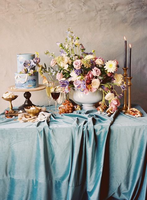 Dutch Masters Wedding, Flora Fauna And Merryweather, Dutch Still Life, Painted Backdrops, Dutch Masters, Aurora Dress, Intimate Wedding Photography, Table Scape, Flora Fauna