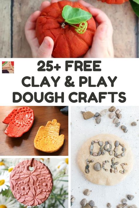 Find great homemade clay and play dough recipes and easy things to make with clay for kids. The possibilities are endless! Easy Clay Sculptures For Kids, Things To Make With Clay, Middle School Crafts, Play Dough Recipes, Making Sculpture, Play Dough Crafts, Clay For Kids, Clay Recipes, Polymer Clay Pens