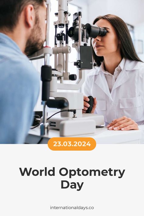 We thank all optometrists on World Optometry Day for their dedication to preserving our eye health and vision! World Optometry Day, Health Day, Vision Care, Eye Health, Fun Fact, Professions, Fun Facts, Health Care, Human Body