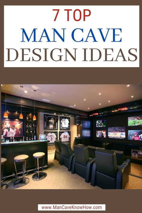 Men Cave Ideas Room, Man Cave Tv Wall, Man Cave Design Ideas, Man Cave Chair, Classy Man Cave, Man Cave Colors, Man Cave Must Haves, Football Man Cave, Best Man Caves