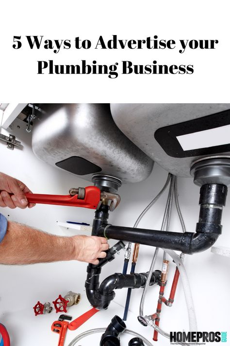 5 Ways to Advertise Your Plumbing Business. Starting A Plumbing Business, Plumbing Business, Business Photos, Marketing Tools, 5 Ways, Live Life, Plumbing, Tools, Marketing