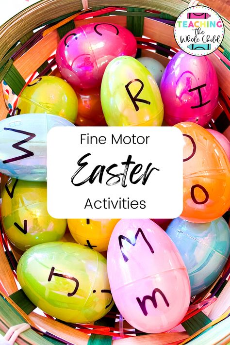 Preschool Easter ActivitiesFine Motor Activities for PreschoolEaster Sensory Bins Easter Playdough activitiesEaster Letter ActivitiesEaster Math Activities Egg Activities Preschool, Easter Playdough, Egg Activities, Kindergarten Easter, Easter Sensory, Easter Egg Activities, Easter Activities For Preschool, Preschool Easter, Easter Kindergarten