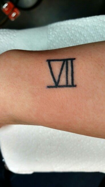 Roman numeral tattoo Roman Numeral Tattoo, Numeral Tattoo, Roman Numeral Tattoos, Roman Numeral, Roman Numerals, Tattoos, Quick Saves