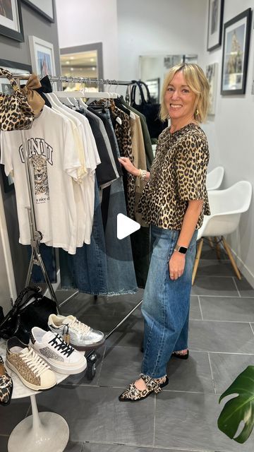 Leopard Jeans Outfit, Ganni Leopard, Leopard Jeans, The Ballerina, Scandinavian Fashion, Buckle Shoes, Scandi Style, Effortless Chic, The Building