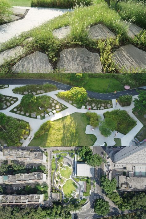 Landscape Architecture Park, Landscape Engineer, Landscape And Urbanism Architecture, Urban Landscape Design, Public Space Design, Park Landscape, Landscape And Urbanism, Landscape Architecture Design, Urban Park