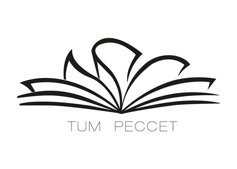 TUM PECCET creative book club on Behance Literature Logo, Book Logo Design Ideas, Book Club Logo, Book Logo Design, 9 Muses, Logos Ideas, Book Logo, Creative Books, Mini Drawings