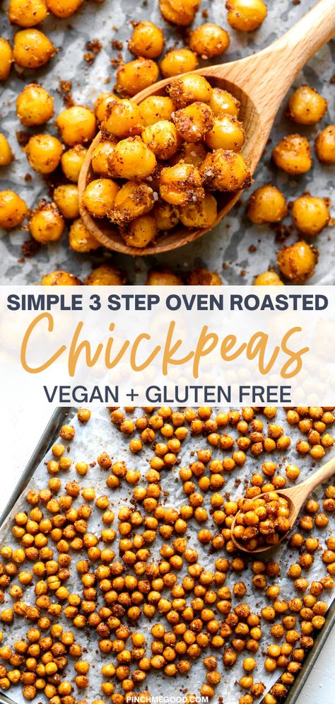 Chicken Peas, Chickpea Recipes Roasted, Cookies Gluten Free, Pregnancy Cravings, Pea Recipes, Chickpea Recipes, Pinch Me, Roasted Chickpeas, Mediterranean Diet Recipes