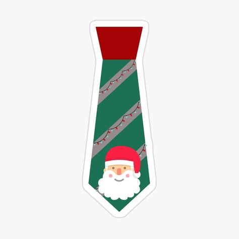 Get my art printed on awesome products. Support me at Redbubble #RBandME: https://www.redbubble.com/i/sticker/Christmas-Ugly-Sweater-Santa-Xmas-Lights-Necktie-by-SunfullyYours/94830331.EJUG5?asc=u Christmas Ugly Sweater, Sticker Christmas, Xmas Lights, Ugly Sweater, Necktie, Being Ugly, Neck Tie, My Art, Awesome Products