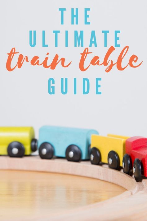 Train Table Ideas, Brio Train Table, Kids Train Table, Train Table Storage, Wooden Train Table, Train Set Table, Train Table Layout, Coffee Table Crate And Barrel, Table For Kids