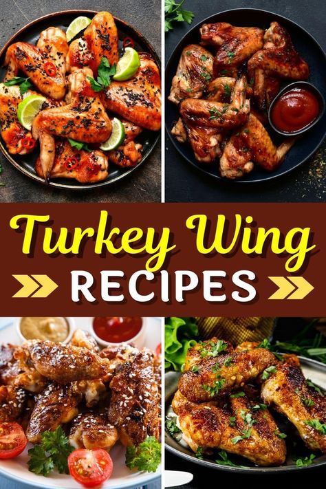 Turkey Ribs Recipes, Turkey Wings Recipe Baked, Turkey Wing Recipes, Turkey Wing Recipes Baked, Crockpot Turkey Wings, Deep Fried Turkey Wings, Fried Turkey Wings, Fried Turkey Wings Recipe, Turkey Ribs