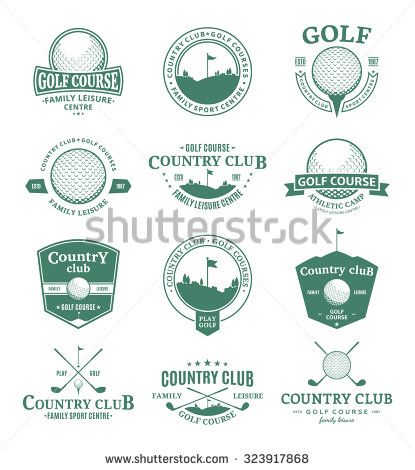 Golf Logo Design, Country Club Logo, Golf Pictures, Best Golf Clubs, Golf Vacations, Golf Logo, Golf Country Club, Golf Brands, Golf Day