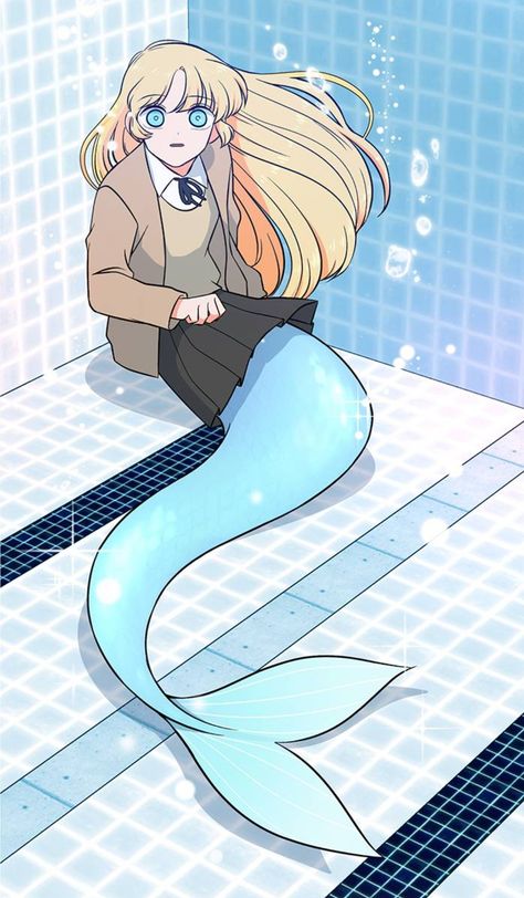 Webtoon Swimming Lessons For A Mermaid, Fairy Tail Comics, Mermaid Artwork, Mermaid Kisses, Swimming Lessons, Love Animation Wallpaper, Mermaid Dreams, Beautiful Mermaids, Webtoon Comics