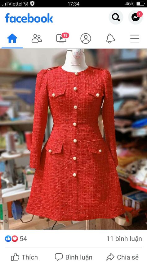 Chanel Tweed Dress, Tweed Fashion, Cute Professional Outfits, Colour Blocking Fashion, Corporate Dress, Stylish Short Dresses, Stylish Work Attire, Smart Dress, Classy Dress Outfits