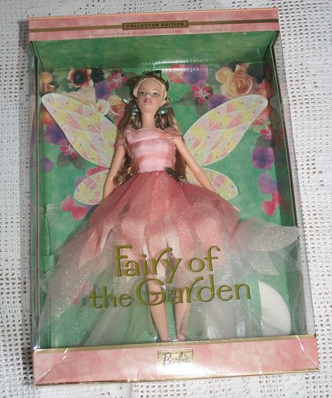 Fairy of the Garden Barbie 2001 Barbie Fairy, Barbie Fairytopia, Dress Barbie Doll, Barbie 2000, Happy Party, Dream Doll, Disney Dolls, Barbie Princess, Barbie Dream