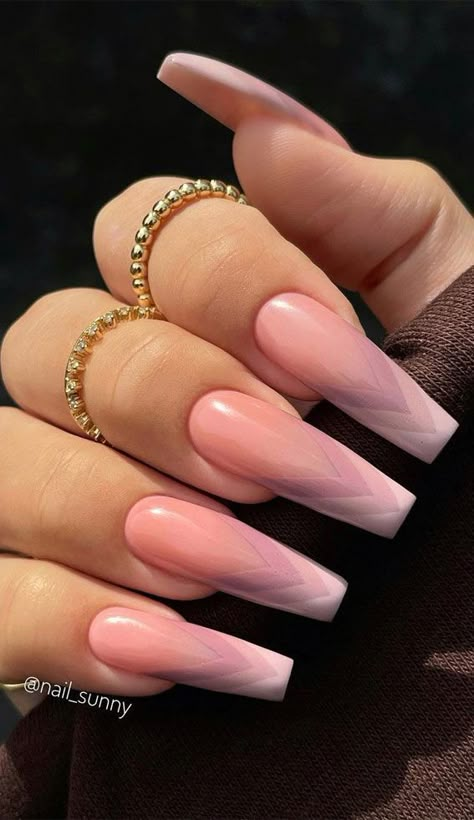 Blush Pink French Tip Nails, Pink French Tip Nails, Ballerina Nails Designs, Blush Pink Nails, Pink French Tip, Fall Nail Ideas, Romantic Nails, Pink French, Simple Acrylic Nails