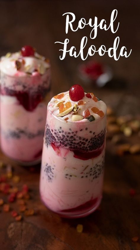 HomeCookingShow on Instagram: “Royal Falooda | Falooda Recipes | Summer desserts recipes #Royalfalooda #Faloodarecipes #Summerspecial #Desserts Here is the link to…” Falooda Dessert Cups, Falooda Photography, Falooda Recipes, Milkshake Photography, Royal Falooda, Falooda Recipe, Eid Ideas, Recipes Summer, Sweet Recipe