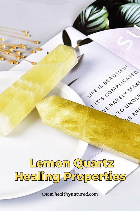 Lemon Quartz Meaning, Quartz Healing Properties, Fake Lemons, Quartz Meaning, Quartz Properties, Inner Health, Energy Healing Reiki, Improve Energy, Clear Thinking