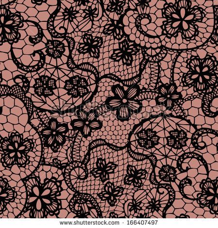 Lace black seamless pattern with flowers. Vector illustration. - stock vector Lace Illustration, Lace Tattoos, Lace Stencil, Lace Tattoo Design, Lace Drawing, Feather Tattoo Design, Owl Tattoo Design, Flowers Vector, Lace Tattoo