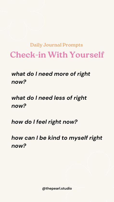 check in your self as much as you check in on social media. Hope this journal prompts help you to know better about yourself! Check In Journal, Healing Journaling, Daily Journal Prompts, Life Binder, Evening Routine, Journal Writing Prompts, Daily Journal, Now What, Journal Writing