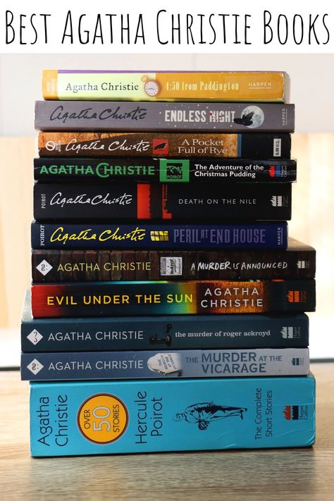 Best Agatha Christie Books Best Agatha Christie Books, Agatha Christie Books Aesthetic, Ordeal By Innocence, Evil Under The Sun, Nerdy Nummies, Witness For The Prosecution, Agatha Christie Books, Mystery Genre, Classic Novels