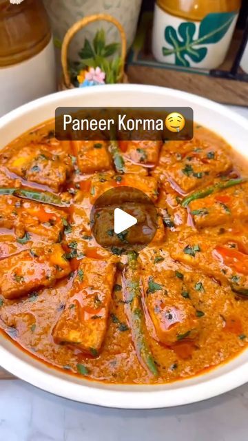 Me-Tabbu on Instagram: "Paneer Korma recipe🤤So good and easy ||Must try it out😋Save and share 🫡" Sahi Paneer, Paneer Korma Recipe, Paneer Korma, Korma Recipe, Paneer, Try It, Good Food, On Instagram, Instagram