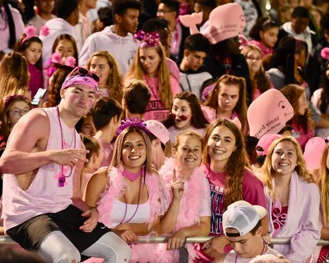 Pink Out Basketball Game, Basketball Game Posters, Pink Out Football Game Outfits, Pink Football Game, Basketball Game Outfits, Pink Out Football Game, Girls Basketball Clothes, Basketball Girls Outfits, Pink Out Football