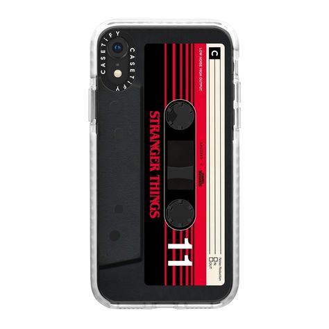 Stranger Things Merch Aesthetic, Stranger Things Day, Casetify Spiderman, Stranger Things Cassette, Mobile Case Design, Stranger Things Phone Case, Cassette Tape Phone Case, Stranger Things Merch, 80s Phone Case