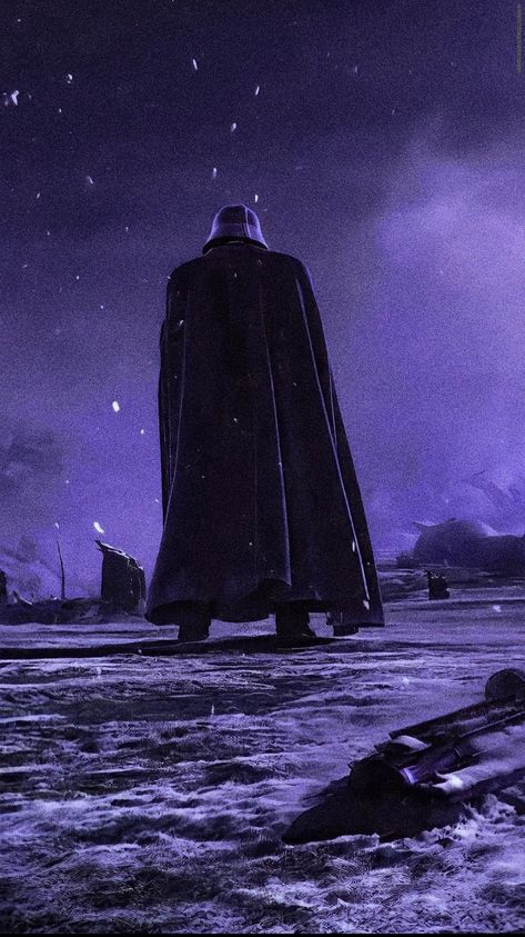 Purple, it is grainy, high quality Anakin Blue Aesthetic, Purple Star Wars Wallpaper, Anakin Darth Vader Wallpaper, Darth Vader Aesthetic Wallpaper, Purple Star Wars Aesthetic, Darth Vader Aesthetic, Vader Aesthetic, Darth Vader Painting, Star Wars Purple