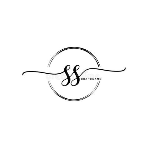 Ss Initial Beauty Monogram Elegant Stock Illustrations – 319 Ss Initial Beauty Monogram Elegant Stock Illustrations, Vectors & Clipart - Dreamstime Ss Logo Design Style, Ss Logo Design, Logo With Circle, Ss Monogram, Ss Logo, Pottery Stamps, Free Monogram Fonts, Perfume Logo, Handwriting Logo