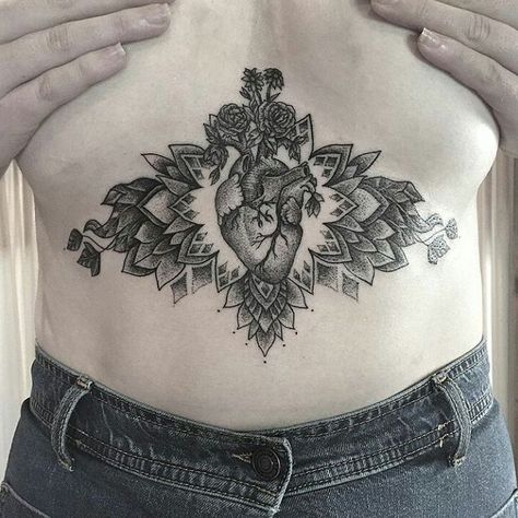 Heart Sternum Tattoo, Anatomical Heart Tattoo, Sternum Tattoo, Anatomical Heart, Tattoo Work, Skin Art, Heart Tattoo, Life Tattoos, Magazine Art