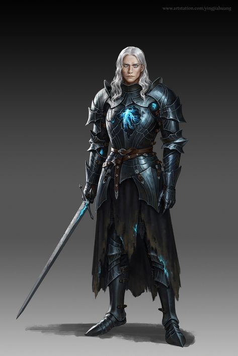 ArtStation - knight of the void White Knight, Knight Art, Human Male, The Void, Dnd Characters, Dark Knight, Creature Design, Character Portraits, Dark Fantasy Art