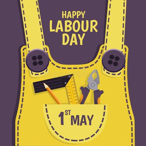 Labour Day Decoration In School, Labour Day Greeting Card, Labour Day Crafts For Kids, Happy Labour Day Poster Design, Labour Day Card, Labor Day Creative Ads, Labour Day Poster Ideas, Labour Day Poster Design, Labour Day Creative Ads