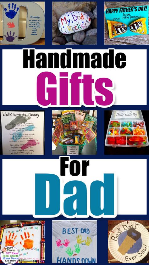 Dad Birthday Craft, Handmade Gifts For Dad, Diy Christmas Gifts For Dad, Diy Birthday Gifts For Dad, Homemade Gifts For Dad, Homemade Birthday Gifts, Diy Father's Day Crafts, Birthday Presents For Dad, Easy Fathers Day Craft