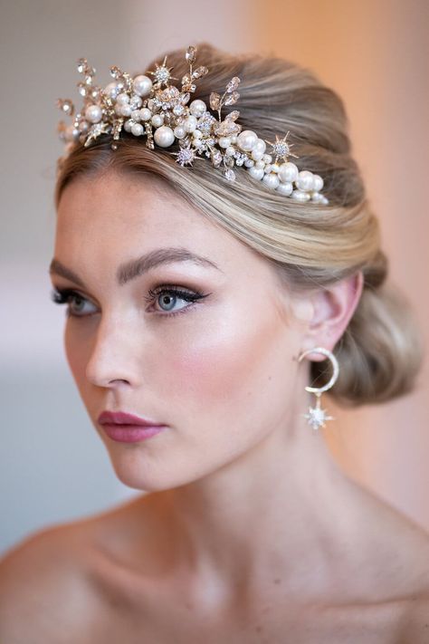 Bridal halo headpiece