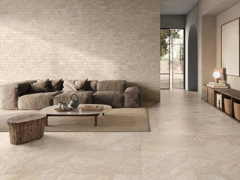 Download the catalogue and request prices of Petra By casalgrande padana, porcelain stoneware wall/floor tiles with stone effect Tiles Color, Marble Effect Tiles, Tiles Living Room, Earthy Home Decor, Earthy Home, Natural Stone Wall, Modern Rustic Decor, Floor Edging, Tile Trends