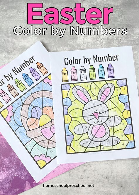 Easter Eggs Activities, Easter Egg Letter Match, Spring Color By Number Preschool, Easter Egg Alphabet Match, Easter Color By Number Preschool, Easter Emergent Reader Free, Fnaf Coloring Pages, Color By Number Printable, Paw Patrol Coloring Pages