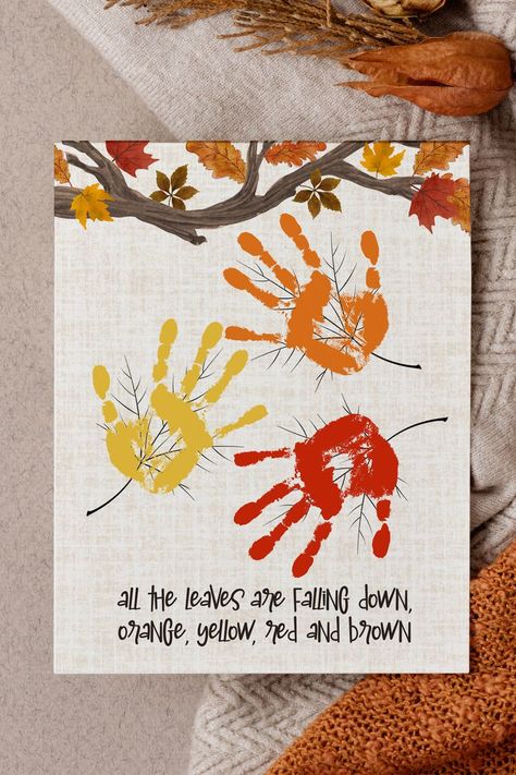 Handprint Leaf | Fall Handprint Crafts | Fall Crafts For Infants | Fall Poems For Kids | Fall Handprint Art | Fall Crafts For Preschool | Easy Fall Crafts For Kids | Thanksgiving Handprint Crafts | Thanksgiving Handprint Art | Fall Crafts For Preschool Fall Poems For Kids, Thanksgiving Handprint Crafts, Handprint Leaf, Fall Crafts For Infants, Thanksgiving Handprint Art, Fall Handprint Art, Fall Poems, Crafts For Infants, Thanksgiving Handprint