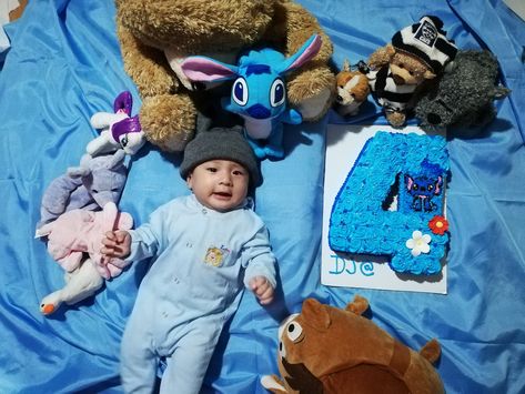 stitch theme baby photoshoot Baby Milestone, Baby Milestones, Baby Photoshoot, Milestones, Dj, Quick Saves