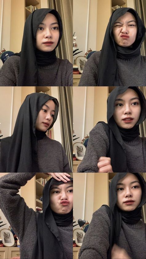 Selfie Hijab, Panda Cute, Pashmina Hijab Tutorial, Clueless Outfits, Model Pose, Selfie Poses Instagram, Casual Hijab Outfit, Model Poses Photography, Creative Instagram Photo Ideas