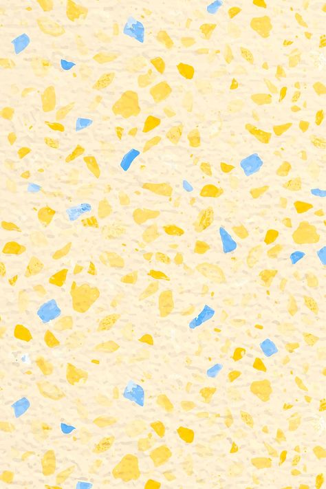 Terrazo Wallpaper, Yellow Terrazzo, Background Abstract Design, Yellow Watercolor, Cute Doodle, Abstract Pattern Design, Yellow Wallpaper, Yellow Aesthetic, Cute Backgrounds