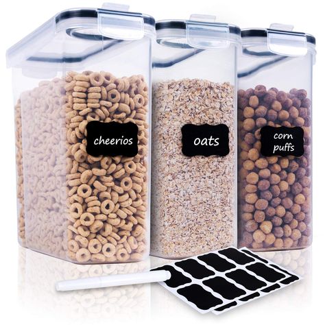 Dry Cereal, Cereal Storage, Perfect Pantry, Cereal Containers, Dry Food Storage, Airtight Storage, Airtight Food Storage, Airtight Food Storage Containers, Food Storage Containers Organization