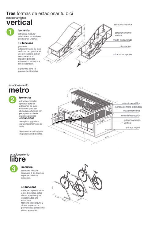 Winning Entry of Bike Path Design Contest in Caracas, Venezuela Bike Path Design, Nature Tourism, Path Design, Urban Bike, Architecture Graphics, Presentation Layout, Road Design, Bike Path, Bike Parking