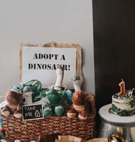 Dinosaur Neutral Party, Dinosaur Adoption Party, 2nd Birthday Party For Boys Dino, Dinosaur Theme Party Favors, Dinosaur Party 1st Birthday, Dinosaur Birthday Favors, Dinosaur Sleepover Party, Dino Birthday Party Favors, Dinosaur Brunch Birthday Party