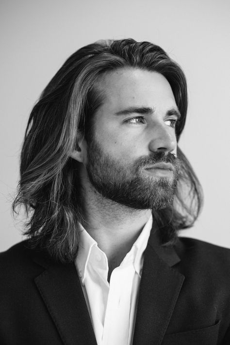 Long Hair Beard, Mens Hairstyles With Beard, Guy Haircuts Long, Men's Long Hairstyles, Hairstyles Men, Long Hair With Bangs, 4c Hairstyles, Boys Haircuts, Long Hairstyles