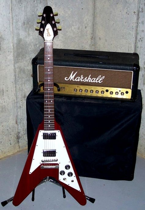 Greco Guitars | 1977 Greco Flying V Iconic Guitars, V Guitar, Flying V Guitar, Gibson Flying V, Red Electric Guitar, Esp Guitars, Jackson Guitars, Types Of Guitar, Electric Guitar Design